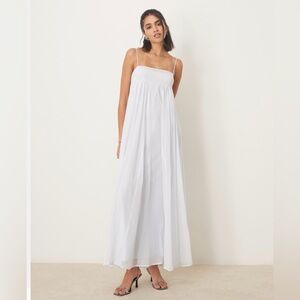 Chiffon Layered Icy Blue Maxi Dress